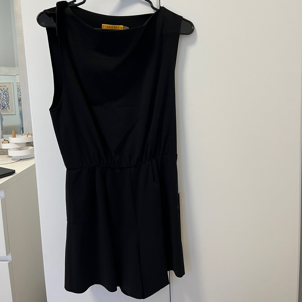 Alice + Olivia Black Romper